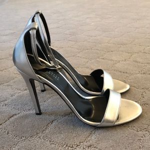 Strappy sandal pumps w adjustable ankle strap
